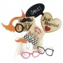 Photo Booth Props - Vintage 'Just Married' 